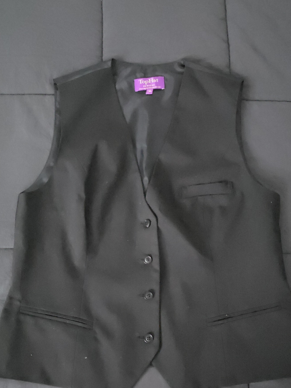 Black Women's Dress Vest